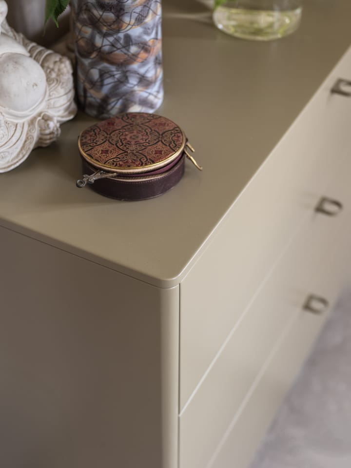 Deus chest of 3 drawers, Olive grey Mavis