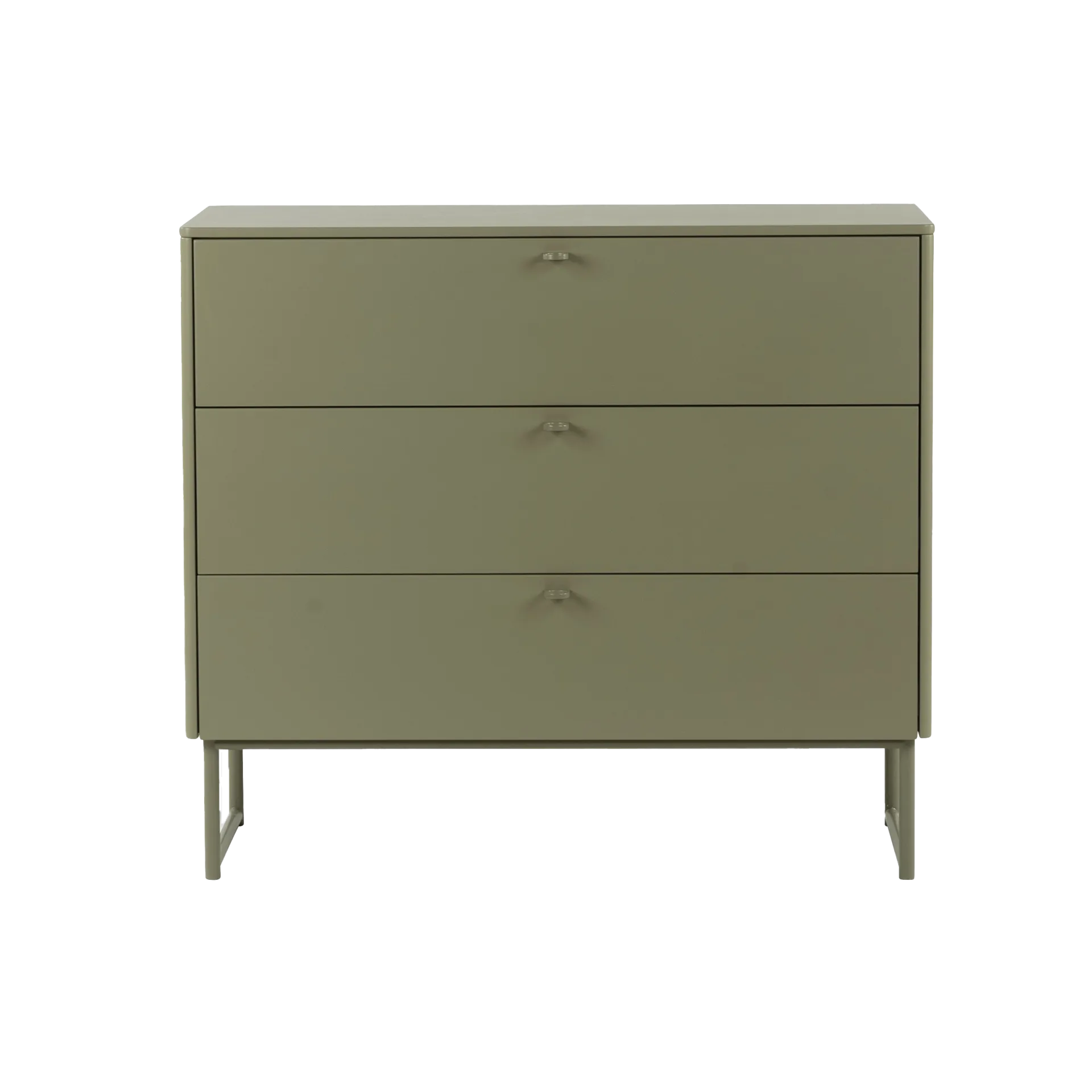 Deus chest of drawers 3 drawers, Olive grey Mavis