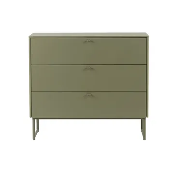 Deus chest of drawers 3 drawers - Olive grey - Mavis