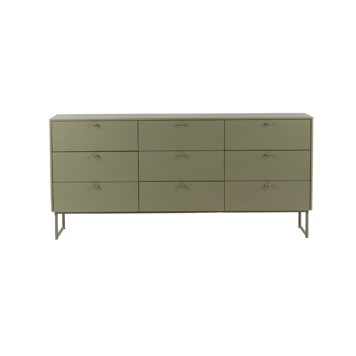 Deus chest of drawers 9 drawers - Olive grey - Mavis