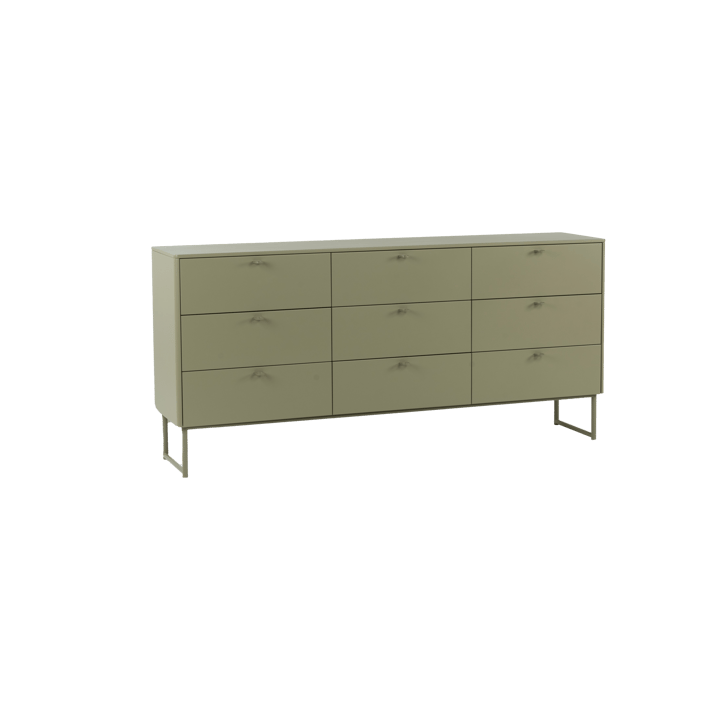Deus chest of drawers 9 drawers, Olive grey Mavis
