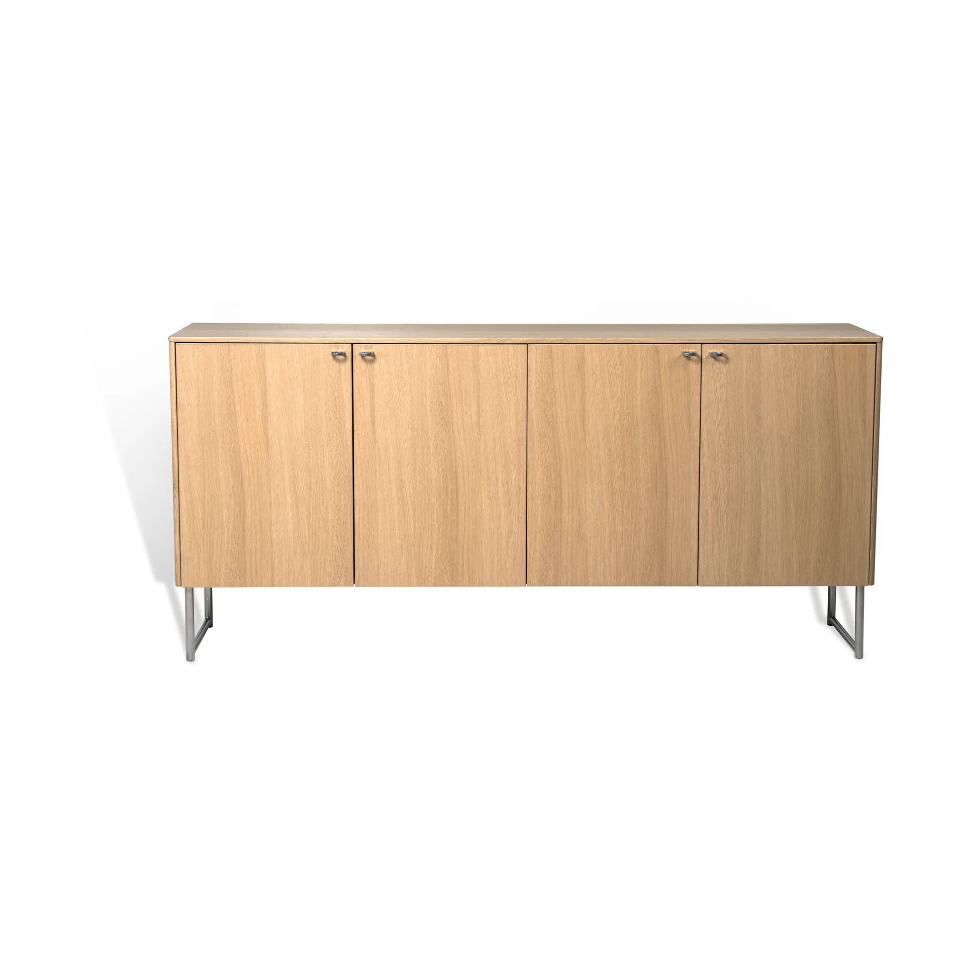 Deus sideboard 75 cm, White-pigmented matte lacquered oak Mavis