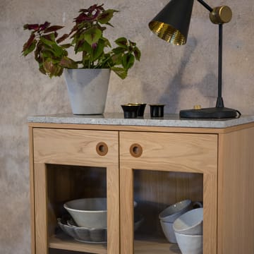 Höllviken cabinet - light gray - Mavis