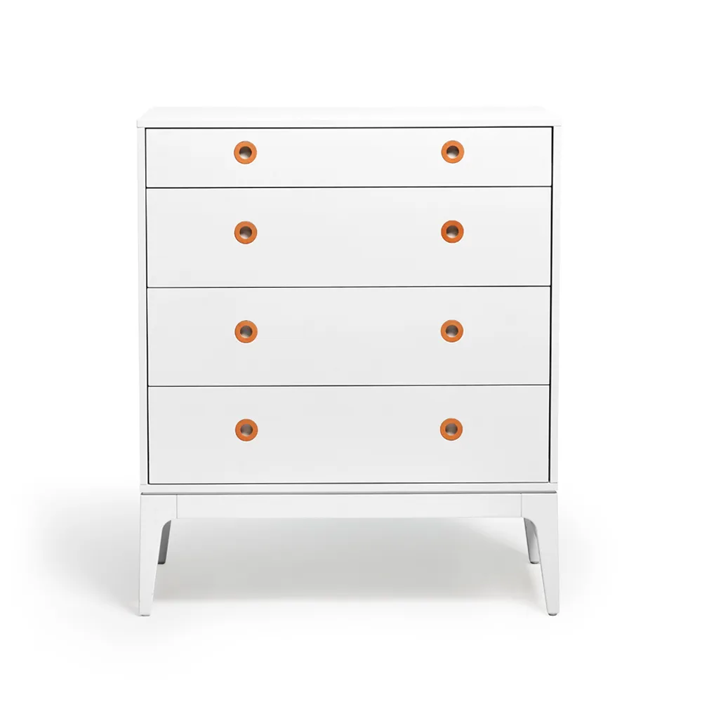 Höllviken chest of drawers, light gray, 4 drawers Mavis