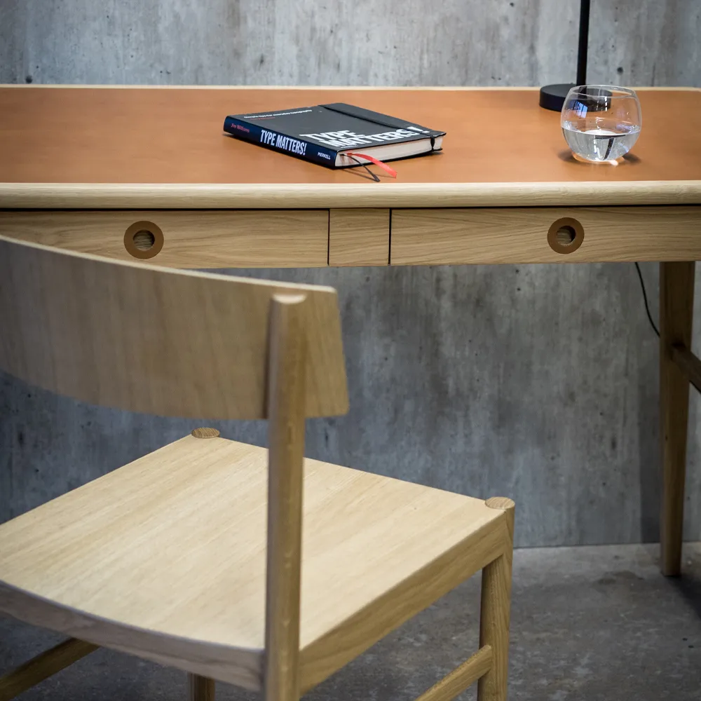 Höllviken desk, light gray Mavis