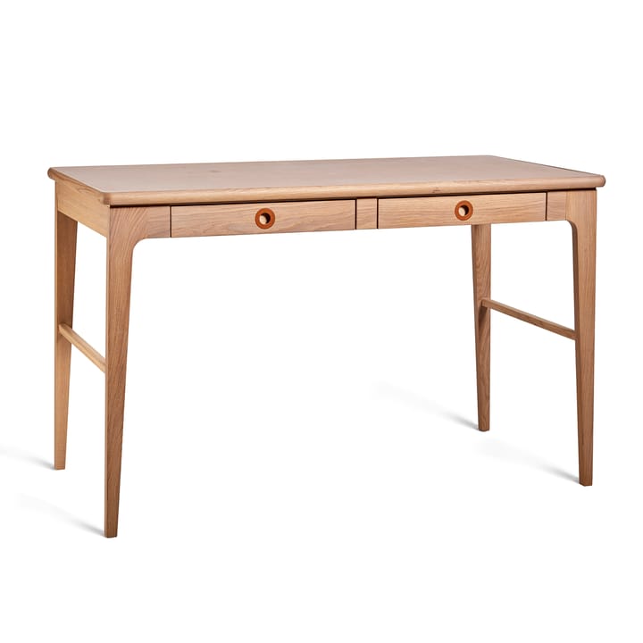 Höllviken desk - oak white pigmented - Mavis