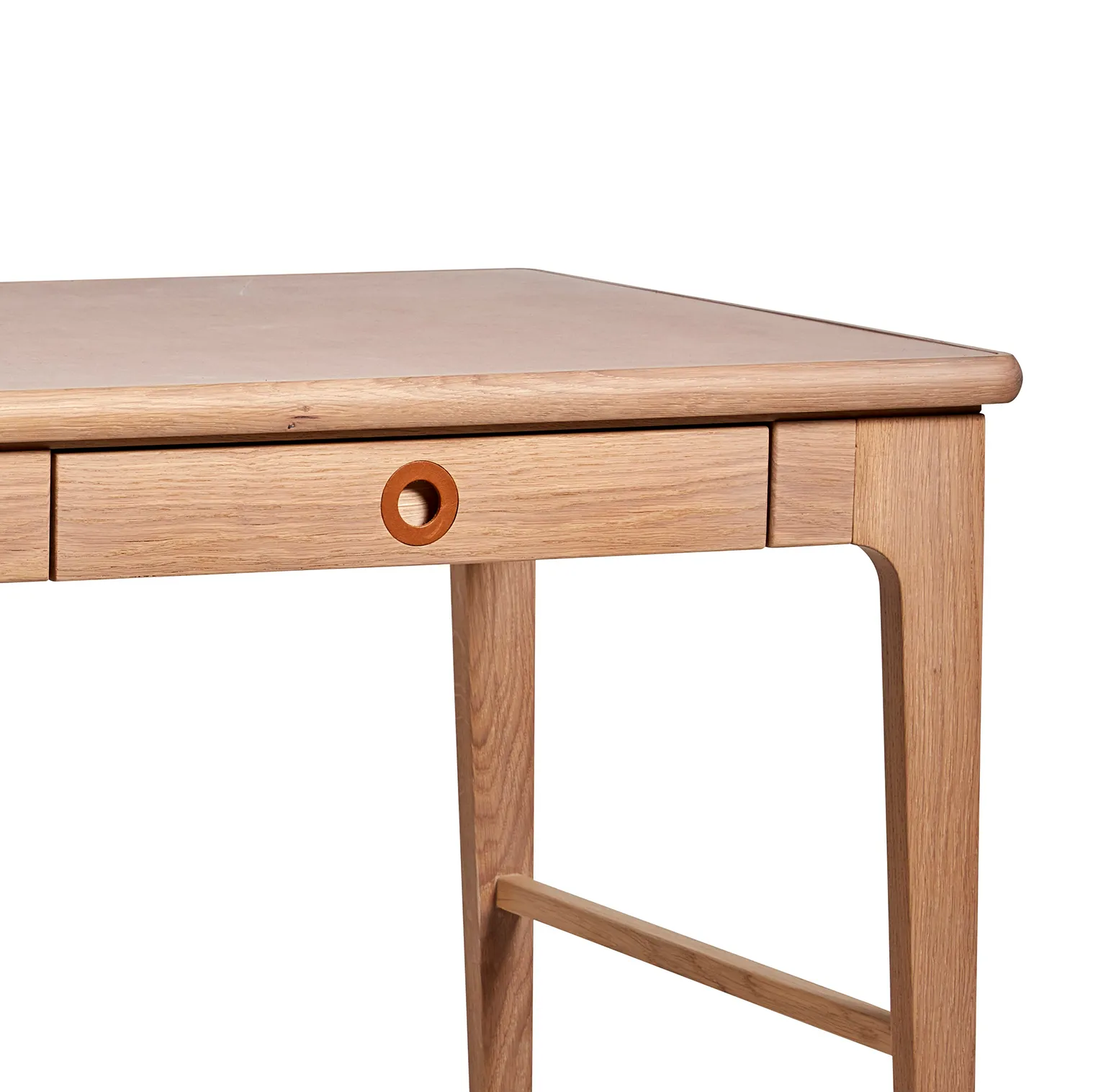 Höllviken desk, oak white pigmented Mavis