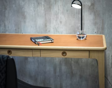 Höllviken desk - oak white pigmented - Mavis