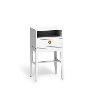 Höllviken high leg bedside table - light gray - Mavis