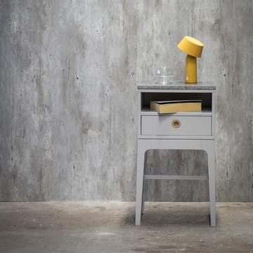 Höllviken high leg bedside table - light gray - Mavis