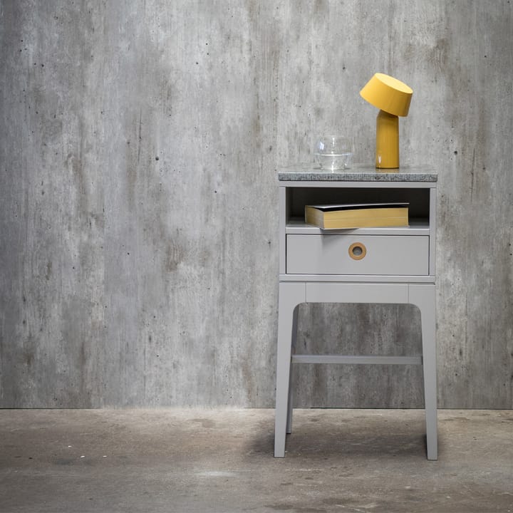 Höllviken high leg bedside table, light gray Mavis