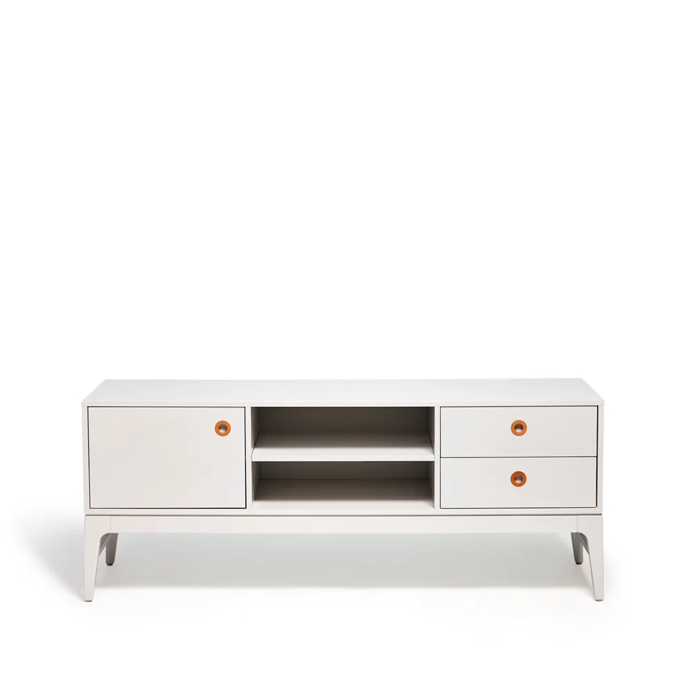 Höllviken media cabinet, light gray Mavis