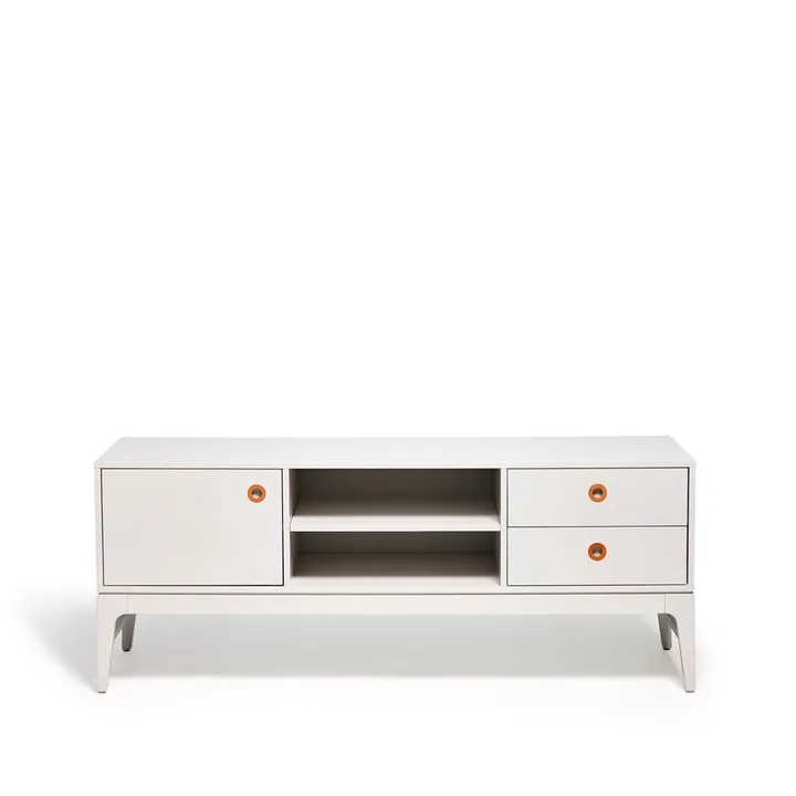 Höllviken media cabinet - light gray - Mavis