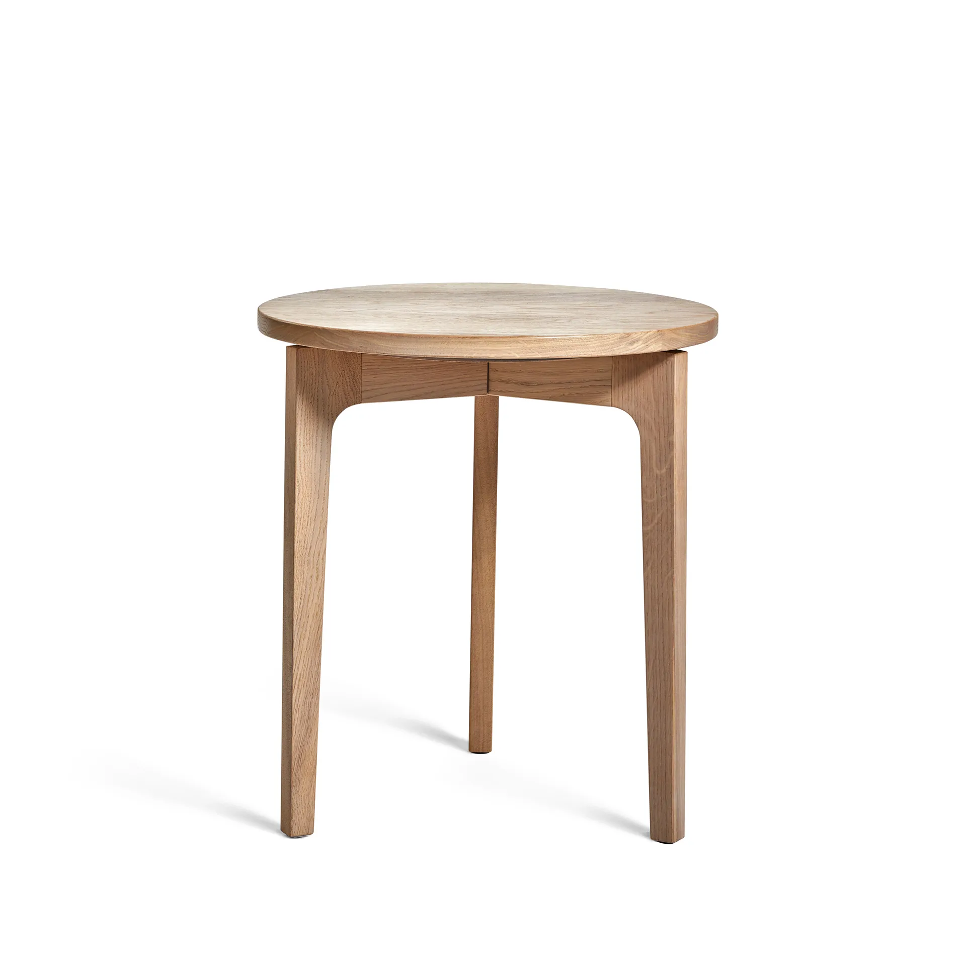Höllviken side table, oak white pigmented Mavis