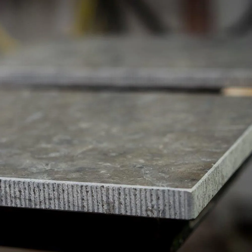 Höllviken top panel, limestone, media bench Mavis