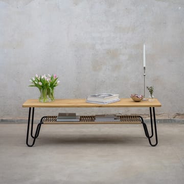 Marcel coffee table - oiled oak rustic, 120x50 - Mavis