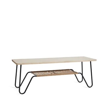 Marcel coffee table - oiled oak rustic, 140x50 - Mavis