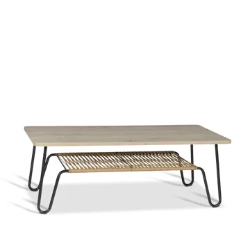 Marcel coffee table - oiled rustic oak, 140x70 - Mavis