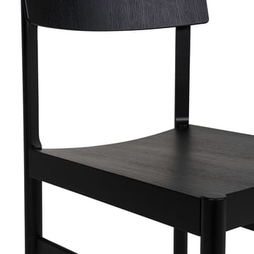 Red chair - Black stained ash - Mavis