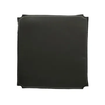 Red chair seat - leather black - Mavis