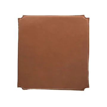 Red chair seat - leather cognac - Mavis