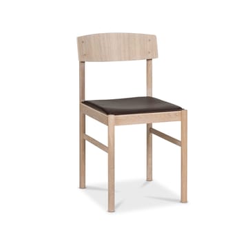 Red chair seat - leather mocca - Mavis