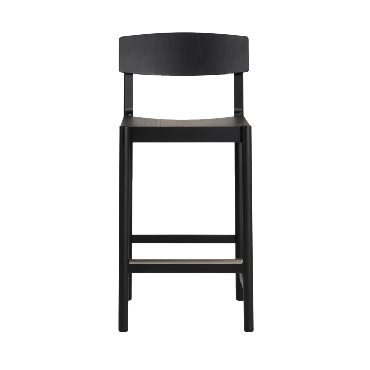 Rod barstool 65 cm, Black stained ash Mavis