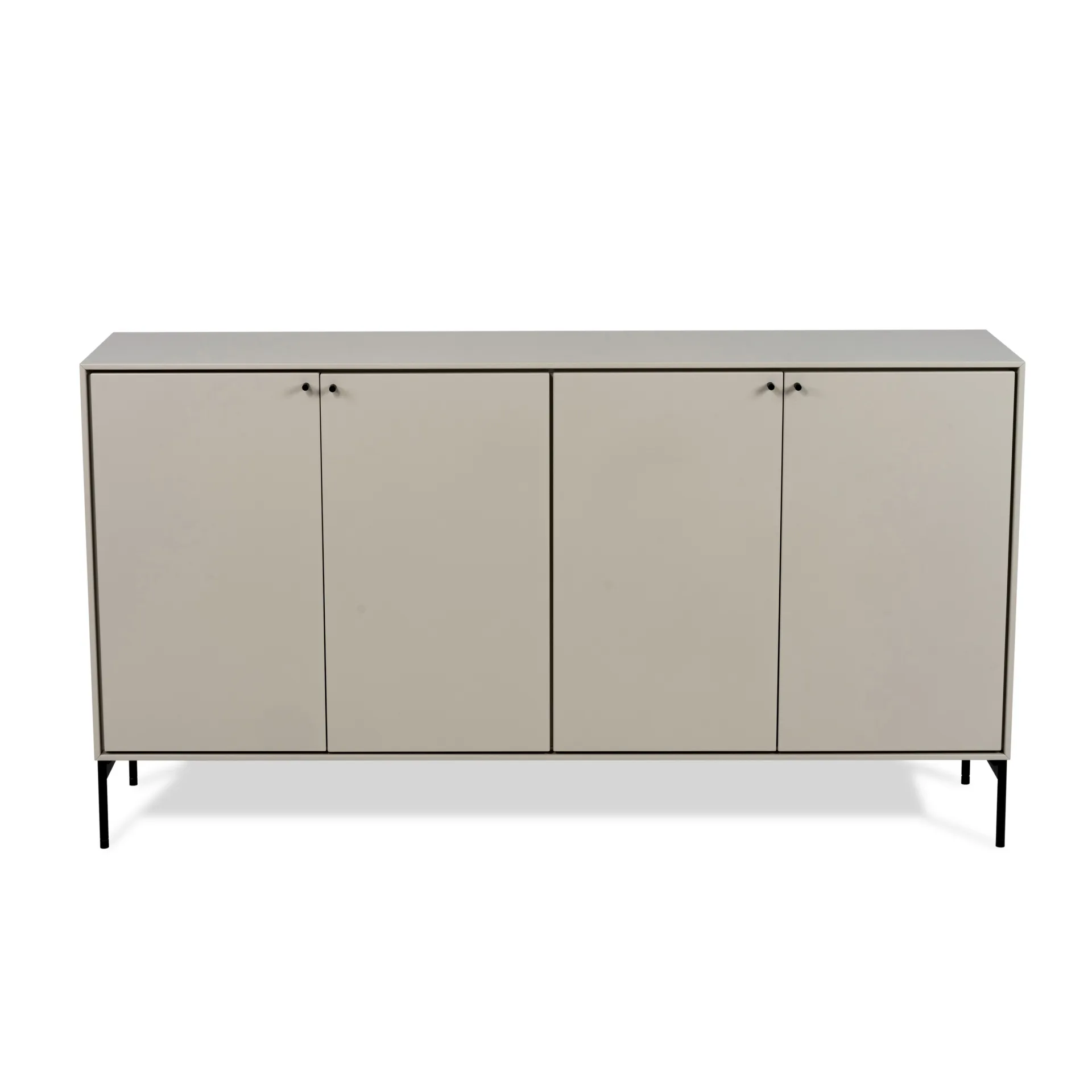 Volt sideboard 80x148 cm, Beige-black Mavis