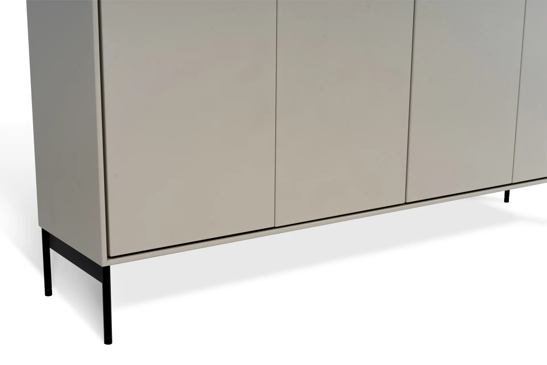 Volt sideboard 80x148 cm, Beige-black Mavis