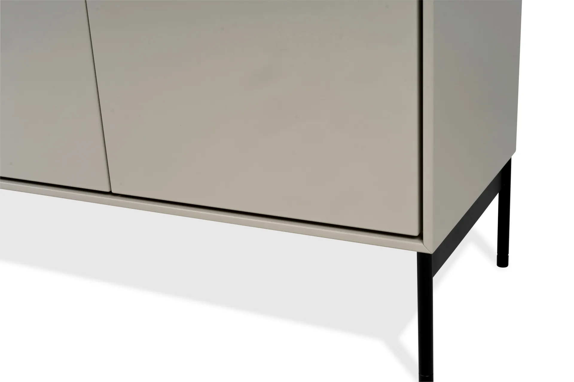Volt sideboard 80x148 cm, Beige-black Mavis