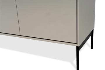Volt sideboard 80x148 cm - Beige-black - Mavis