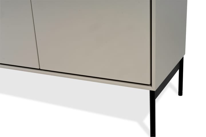 Volt sideboard 80x148 cm, Beige-black Mavis