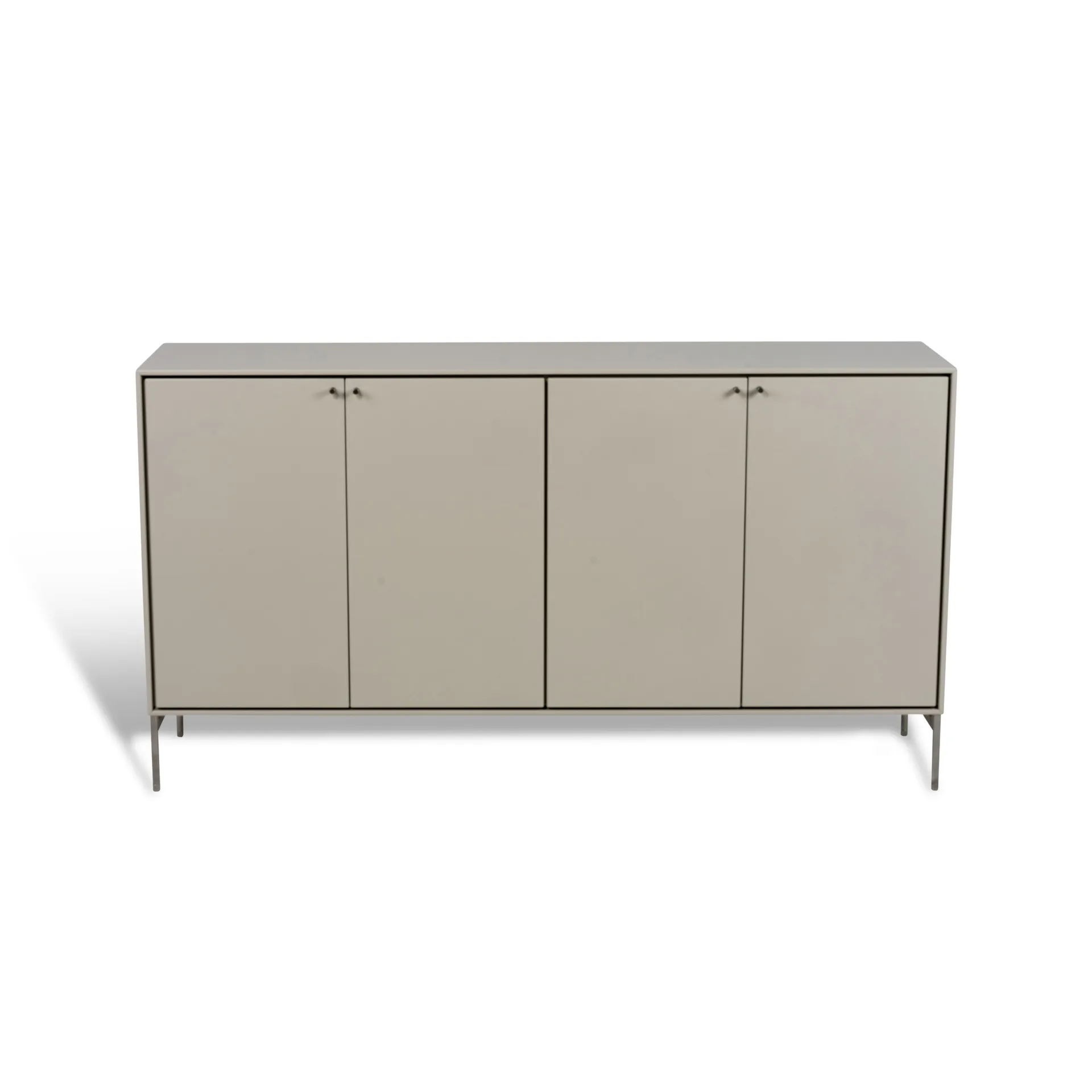Volt sideboard 80x148 cm, Beige-stainless steel Mavis