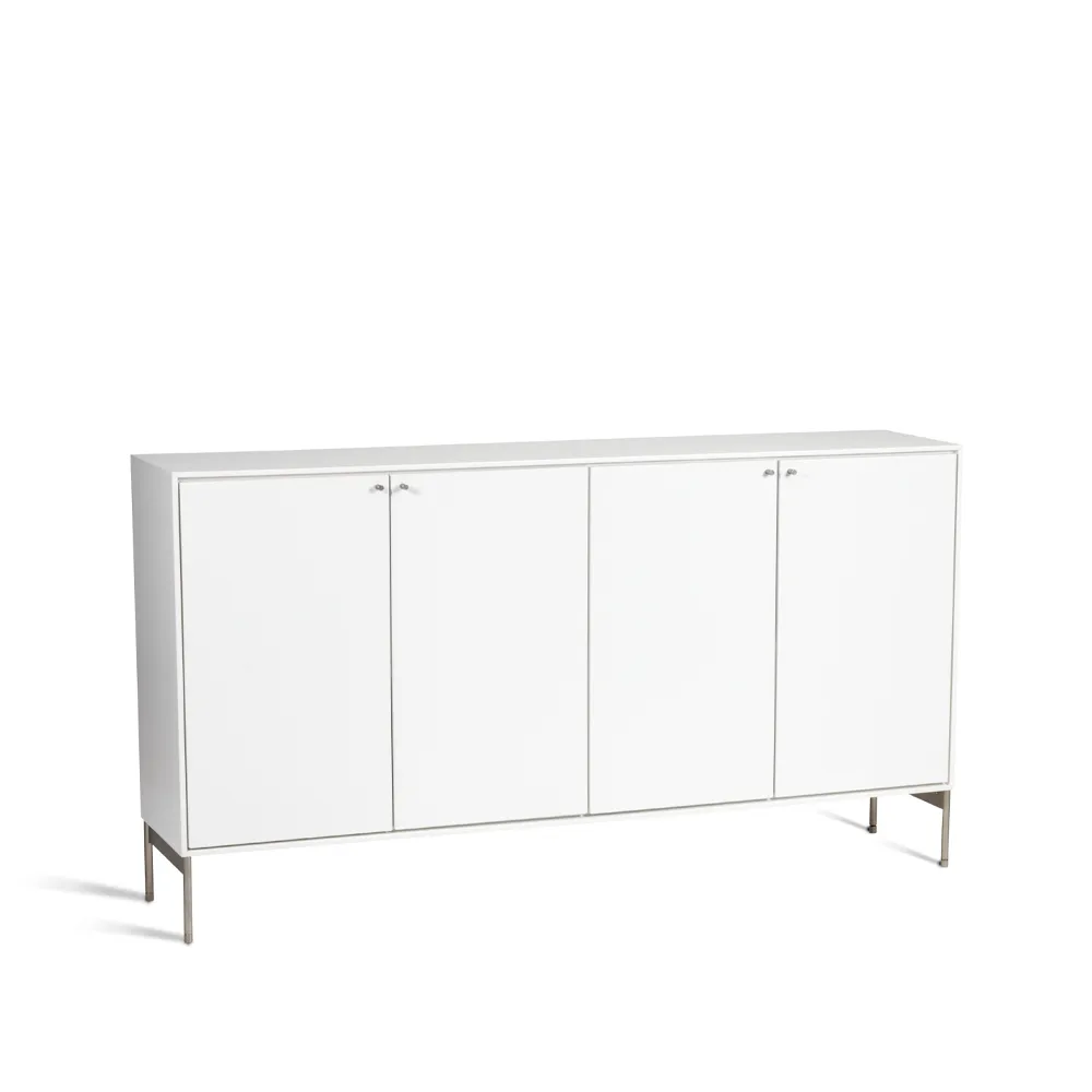 Volt sideboard 80x148 cm, White lacquer Mavis
