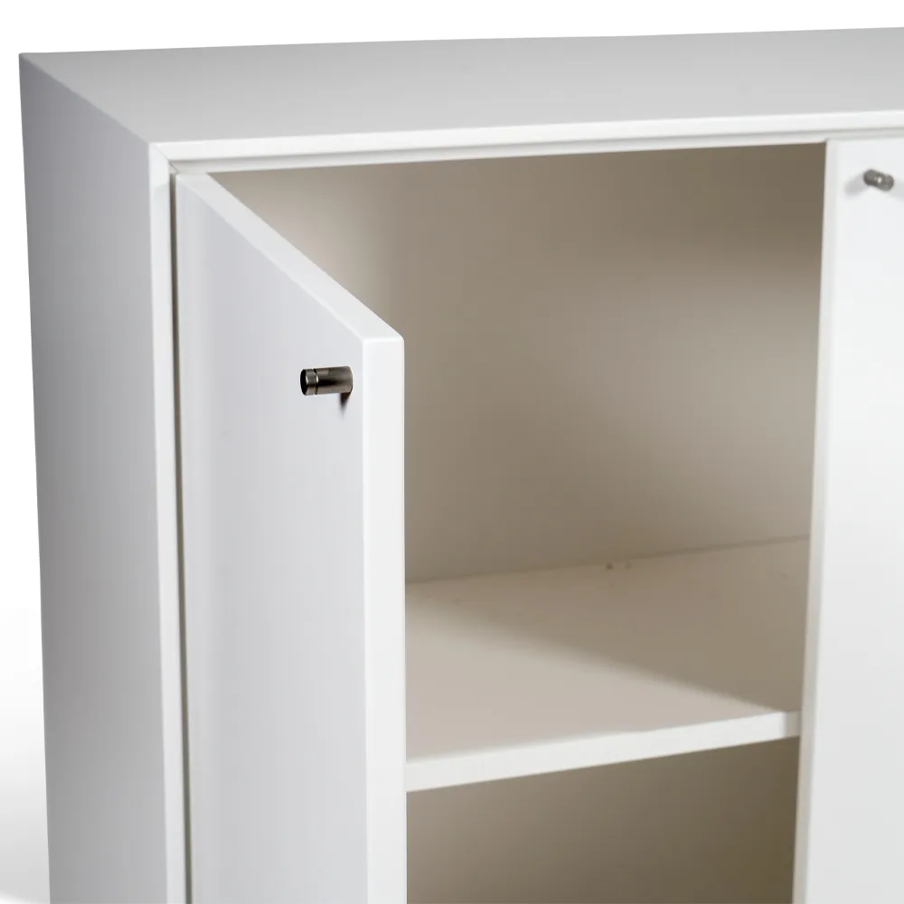 Volt sideboard 80x148 cm, White lacquer Mavis