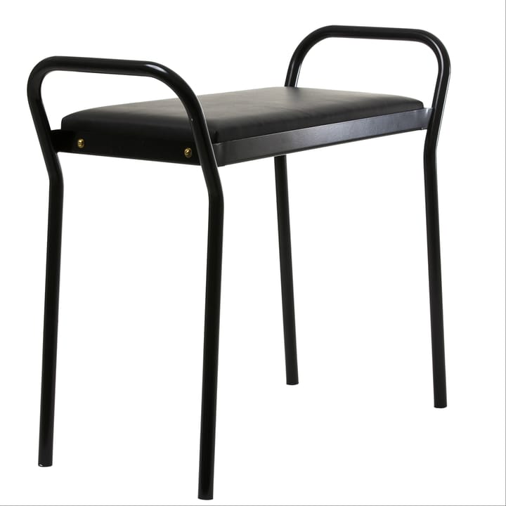 Anyone stool - Black-black leather - Maze