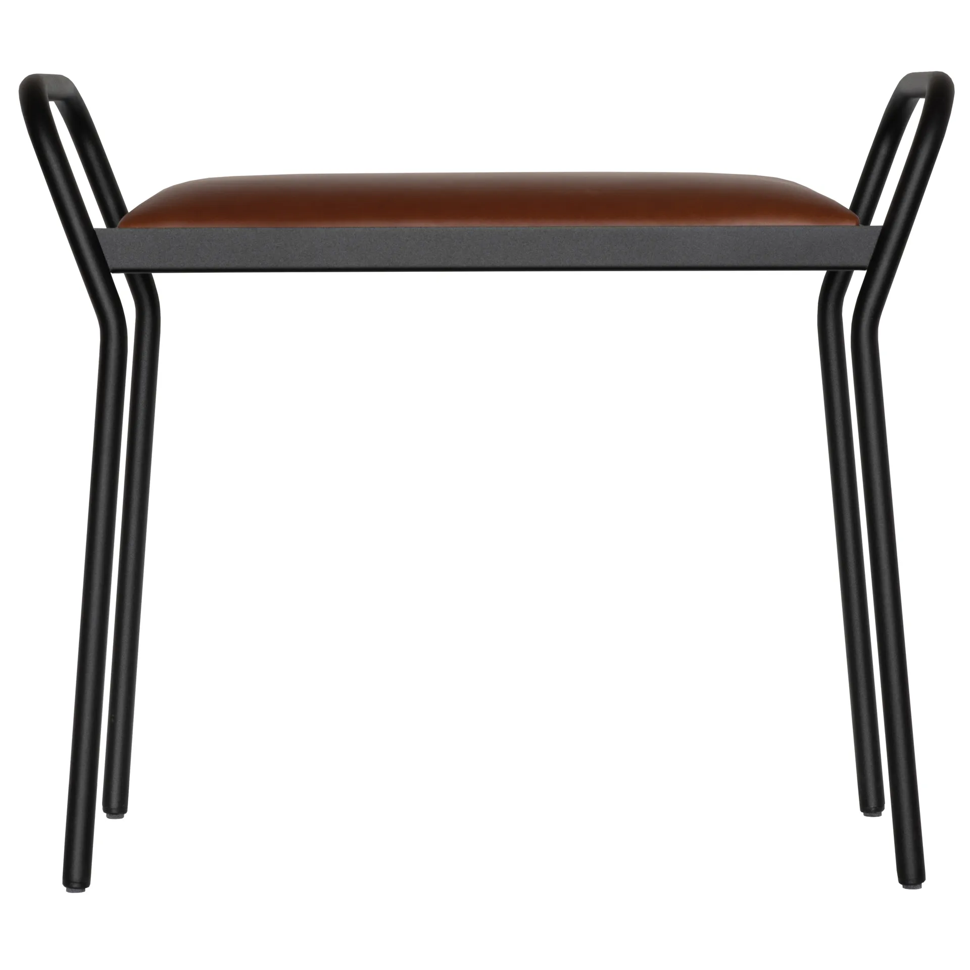 Anyone stool, Black-vintage cognac Maze