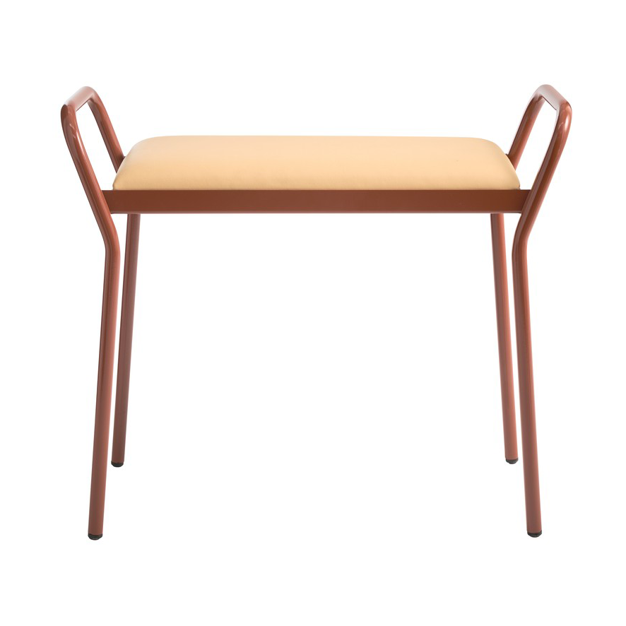 Maze Anyone stool Cinnamon-vegeta trace leather | Scandinavian Design | Stools | Brown