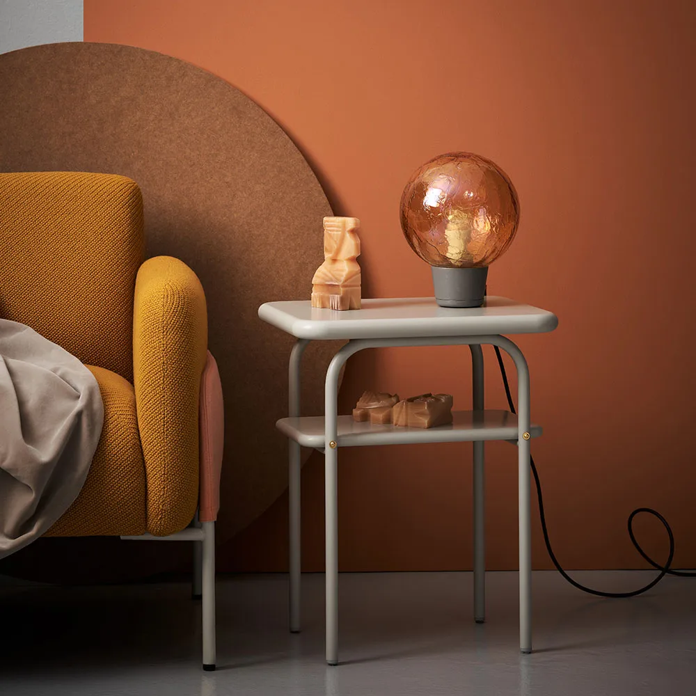 Anyplace side table, Greige Maze