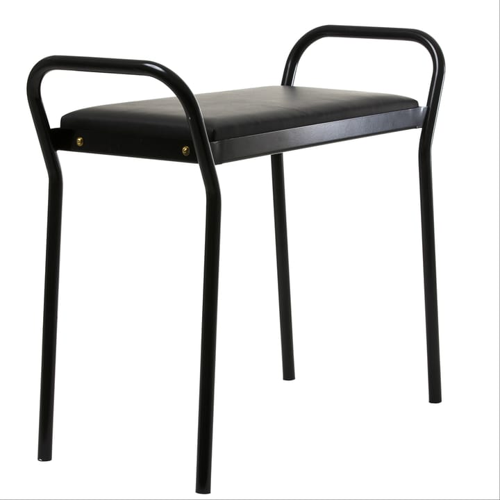 Around stool - Black-black leather - Maze