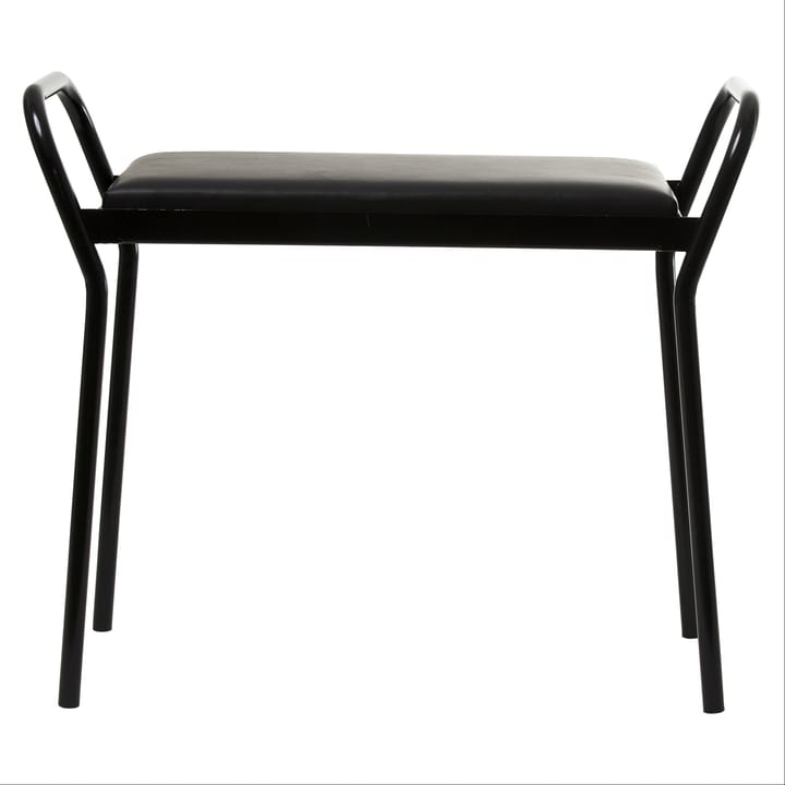 Around stool - Black-black leather - Maze