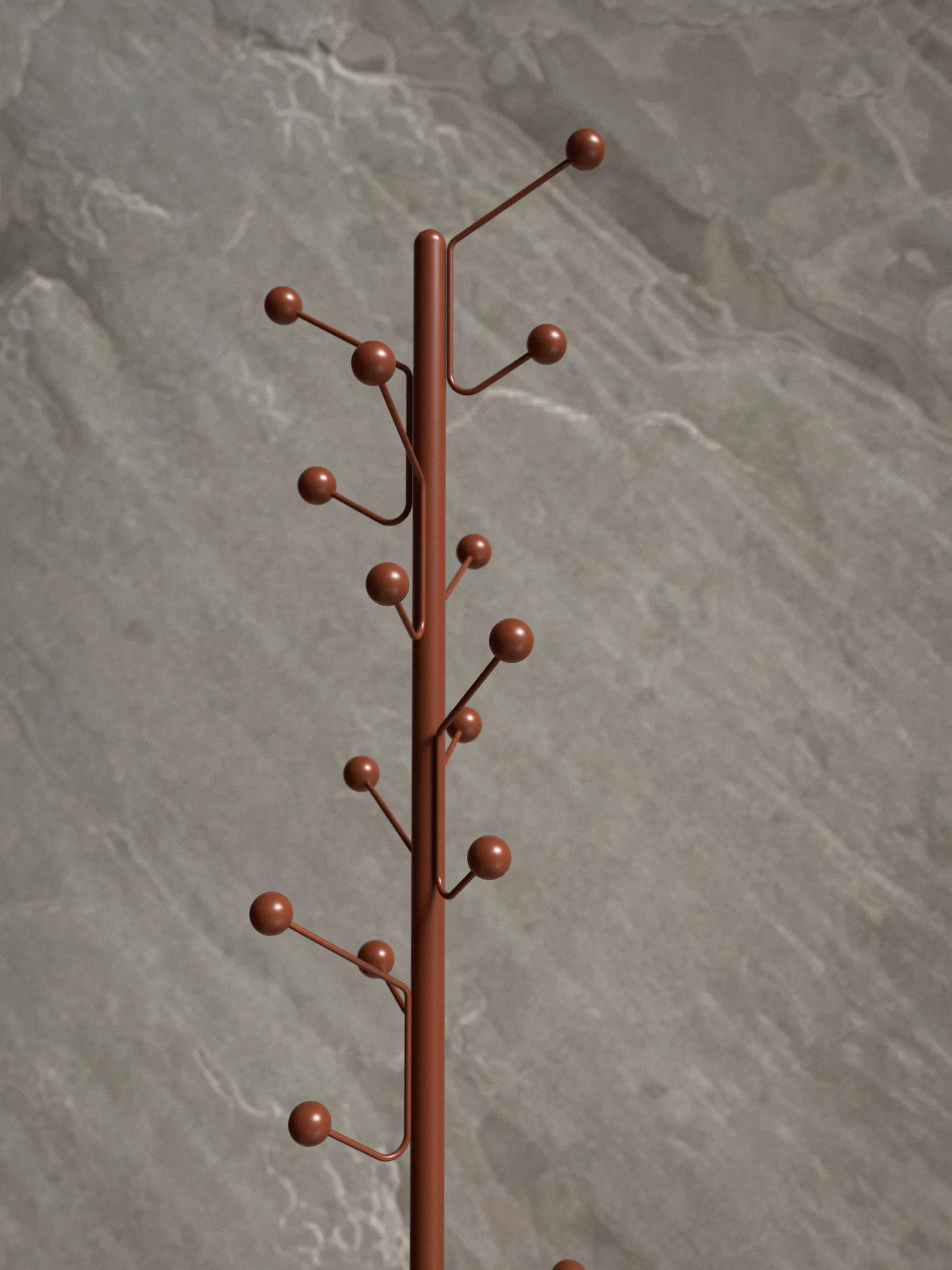 Bill Floor clothes hanger, Cinnamon Maze