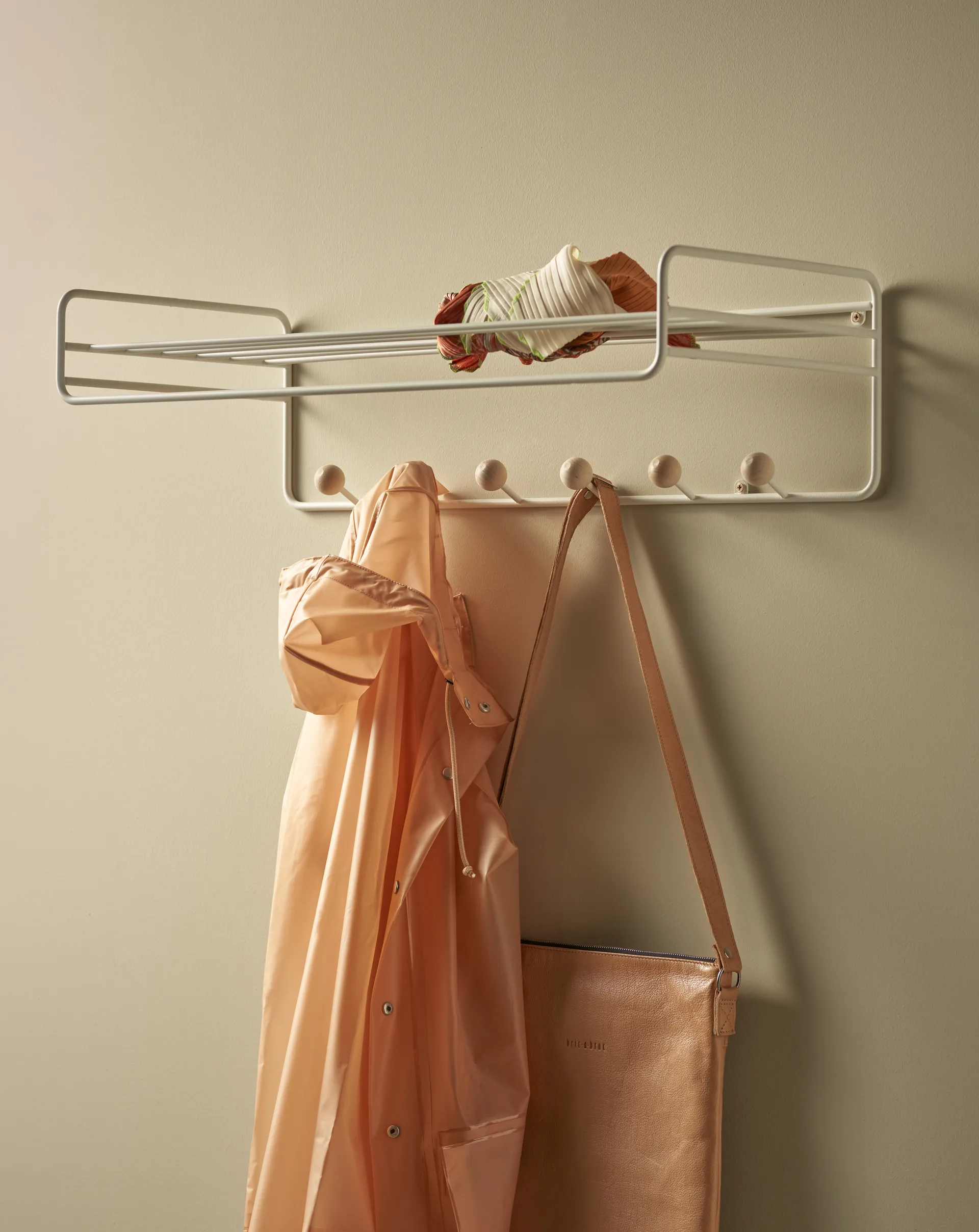 Bill Hat rack hat rack, White Maze