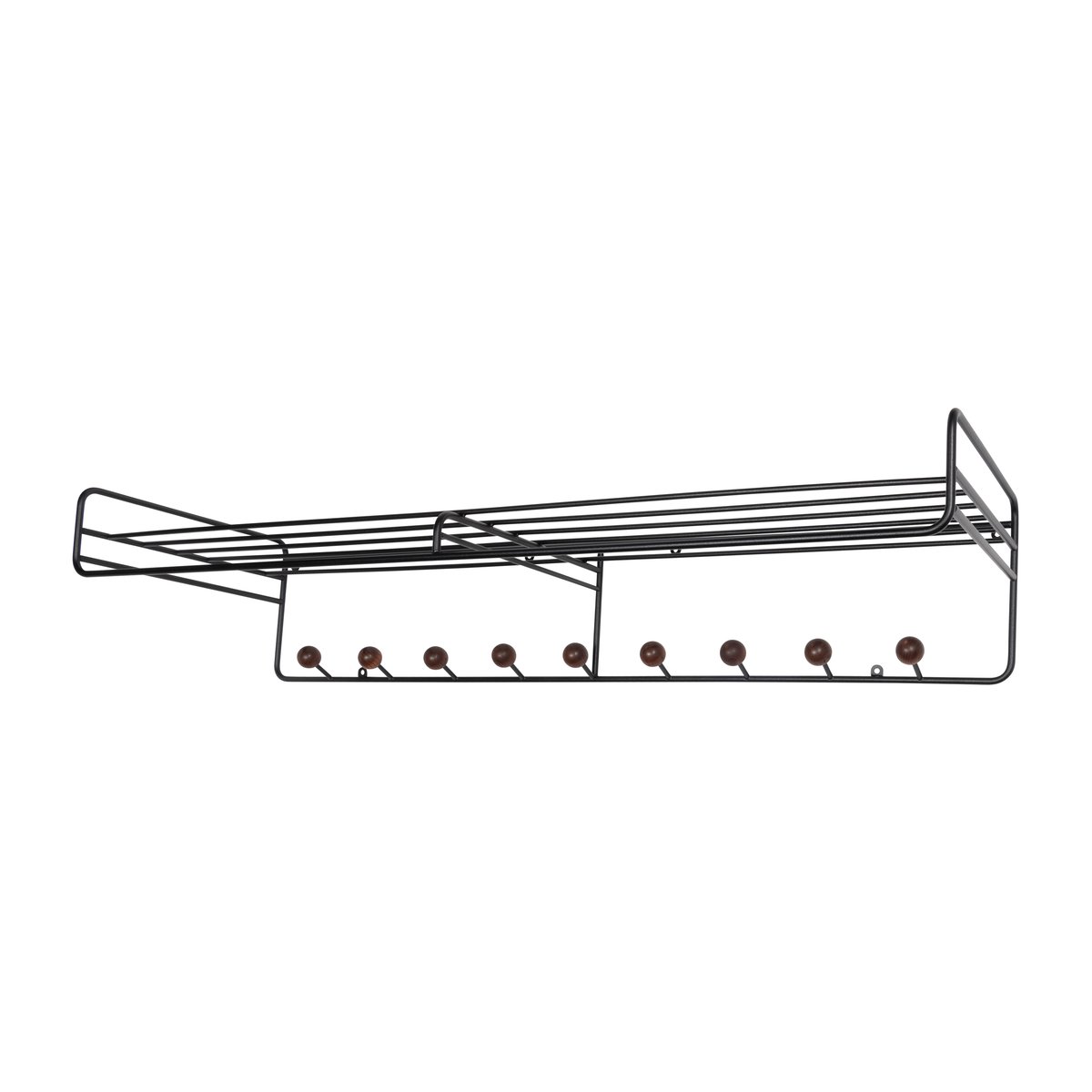 Maze Bill Hat rack L hat rack Black-dark-brown | Scandinavian Design | Hat Racks & Hat Shelves | Black