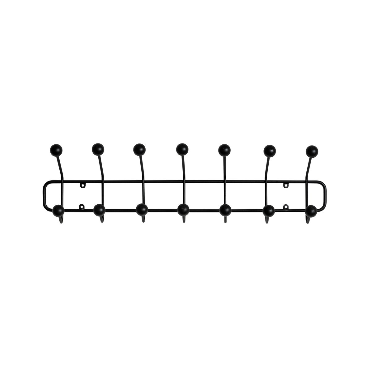 Maze Bill Horizontal S black | Scandinavian Design | Clothes hooks & hangers | Black