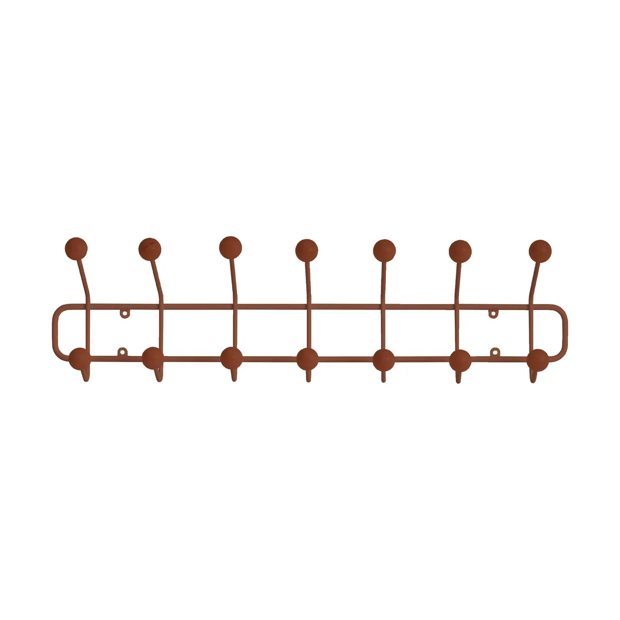 Maze Bill Horizontal S Cinnamon | Scandinavian Design | Clothes hooks & hangers | Brown