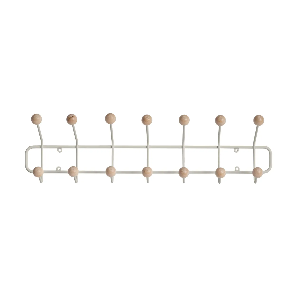 Maze Bill Horizontal S Greige | Scandinavian Design | Clothes hooks & hangers | Grey