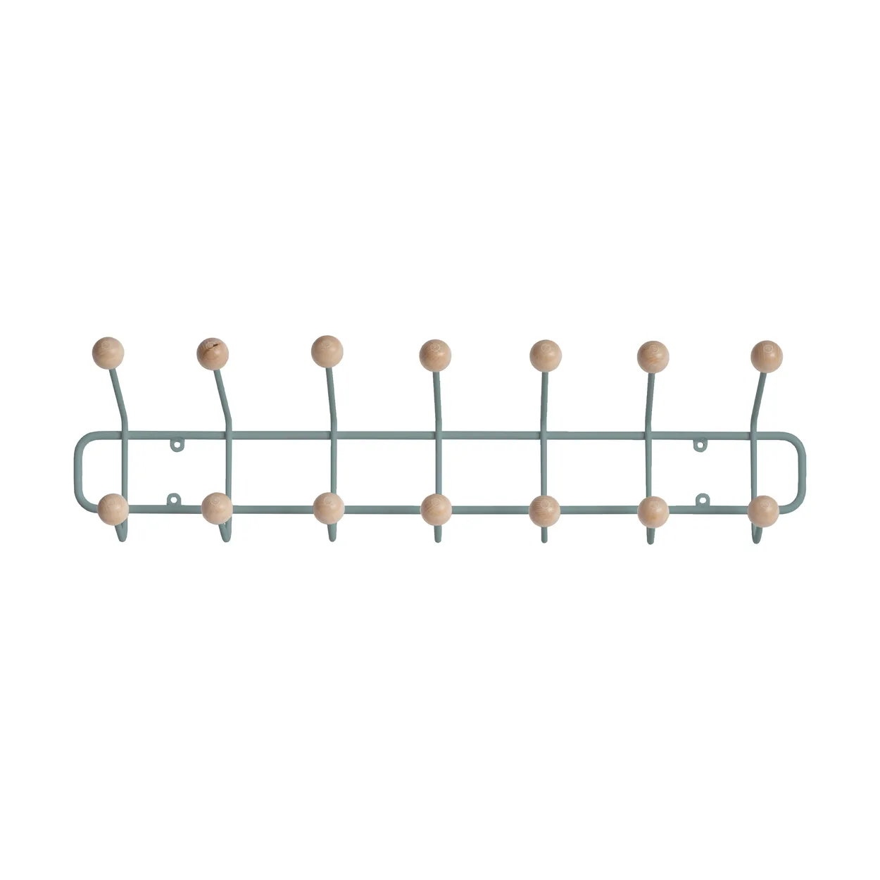 Maze Bill Horizontal S Pigeon blue | Scandinavian Design | Clothes hooks & hangers | Blue