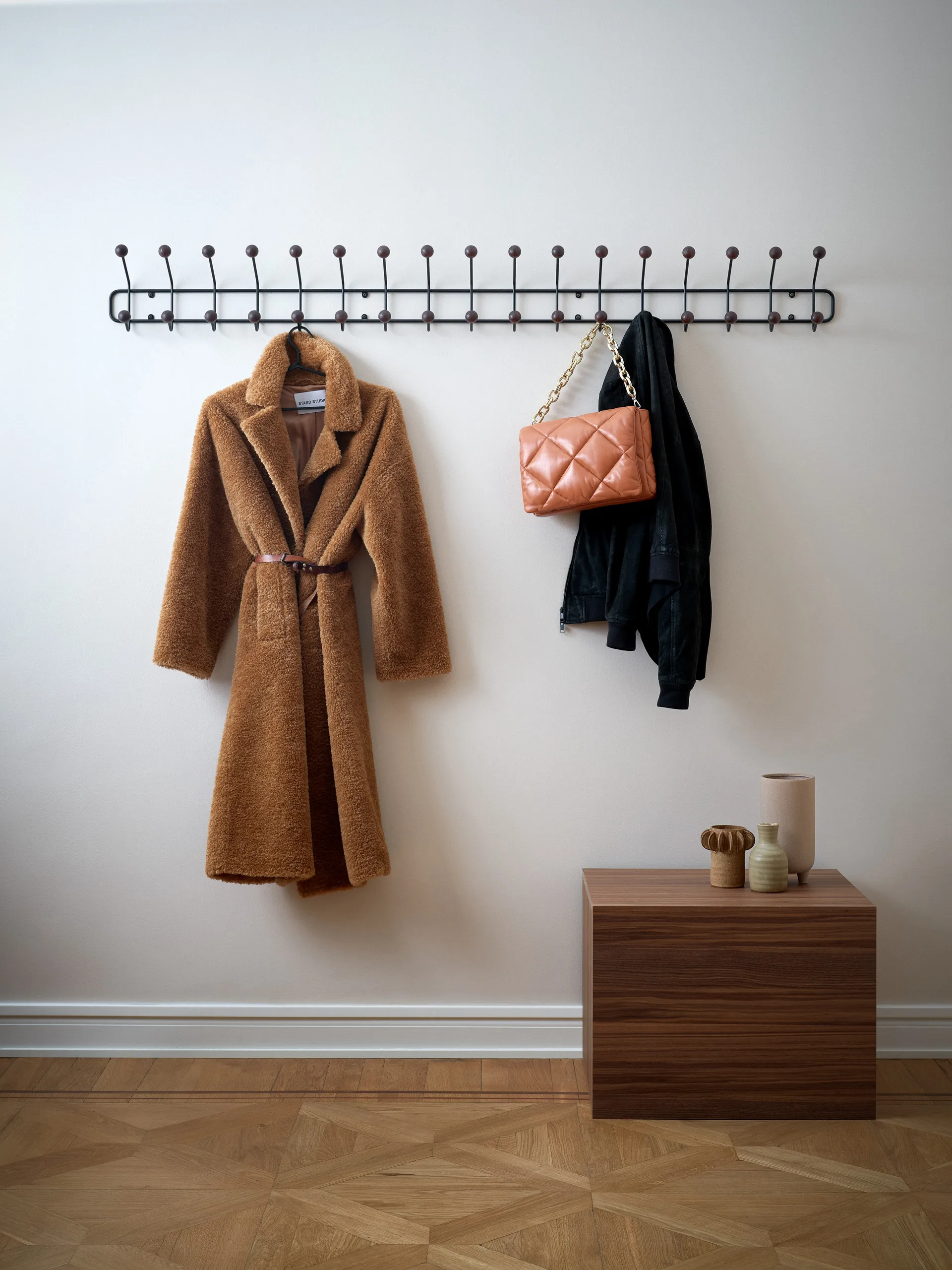 Bill Horizontal XL, Black-dark brown Maze