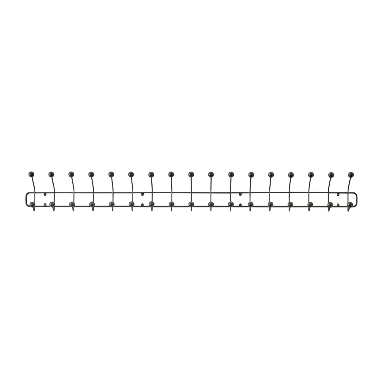 Maze Bill Horizontal XL Black | Scandinavian Design | Clothes hooks & hangers | Black